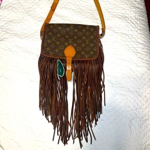 Authentic vintage boho Louis Vuitton crossbody bag